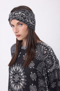 Bandeau Print Bandana Gala - Noir Blanc - Femme