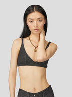 Soutien-Gorge Gala En Tricot Argent Constellation