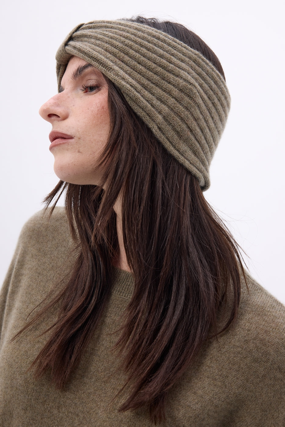 Gala Headband - Mottled Khaki - Women