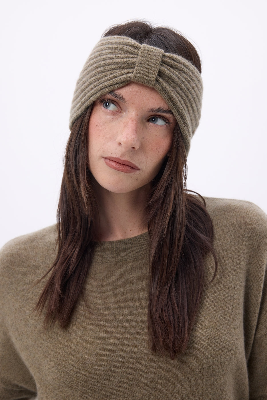 Gala Headband - Mottled Khaki - Women