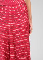 Jupe Midi Galice Doriva Framboise