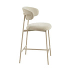 Gally - Set di 2 sgabelli - Tessuto beige