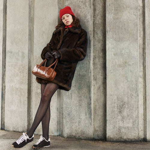 1 Collant À Spirale Et 1 Collant Tartan Et 1 Collant Uni 80D