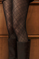 1 Collant À Spirale Et 1 Collant Tartan Et 1 Collant Uni 80D