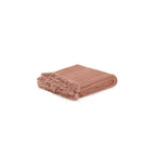 Fringed Bedspread - Gang Fringe - Rosebud