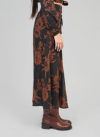 Jupe Midi Gania Floflo Caramel