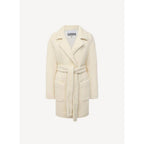 Ganni - Wrap Coat - Egret - Women