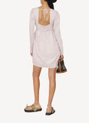 Ganni - Robe - Light Pink - Femme