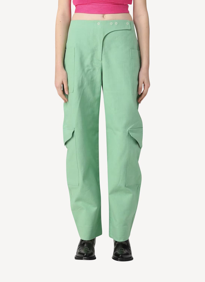 Ganni - Pantalon - Light Green - Femme