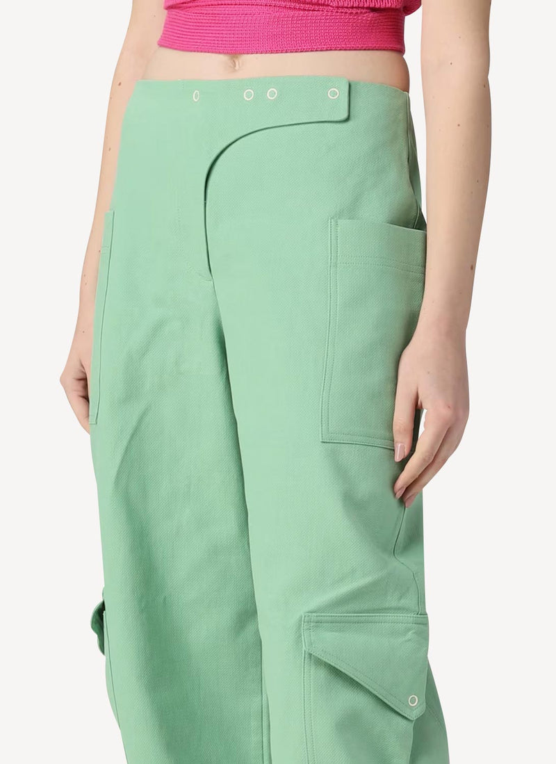 Ganni - Pantalon - Light Green - Femme