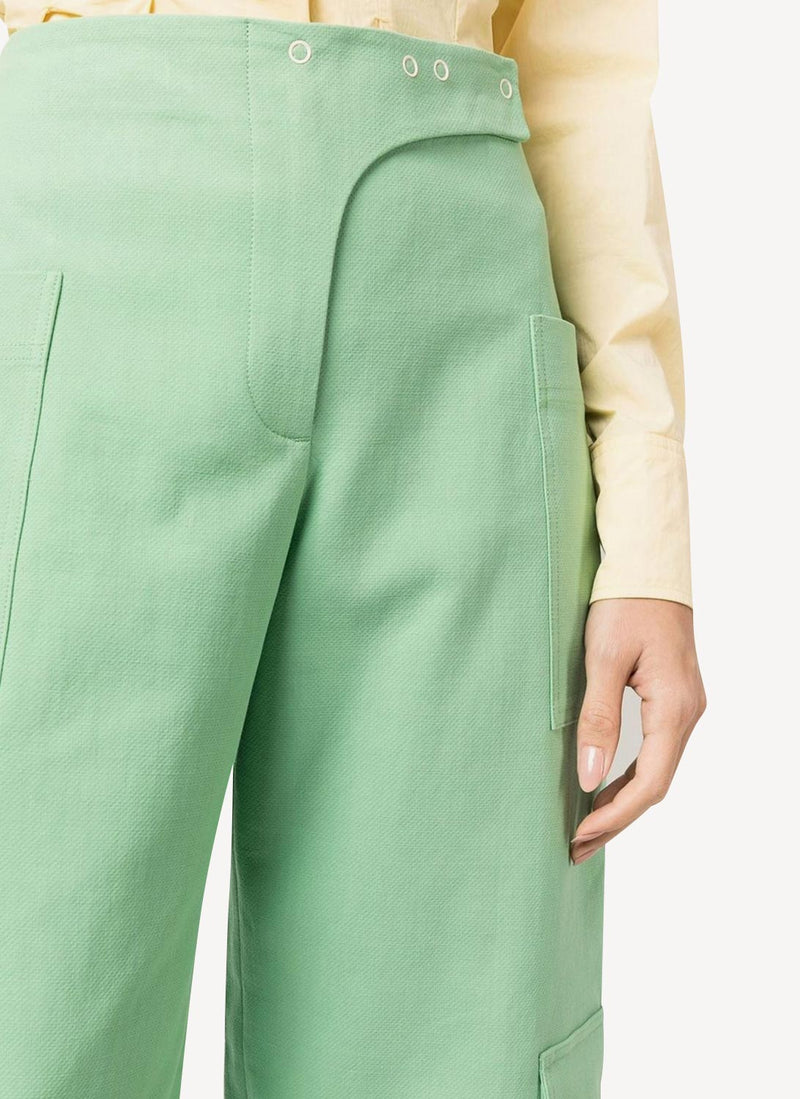 Ganni - Pantalon - Light Green - Femme