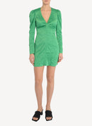 Ganni - Robe - Green - Femme