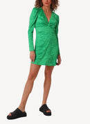 Ganni - Robe - Green - Femme