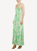 Ganni - Robe - Green - Femme