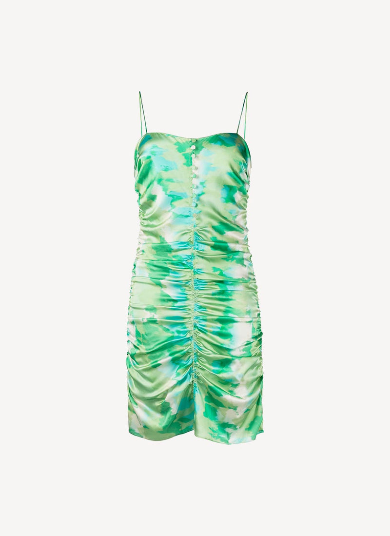 Ganni - Robe - Green - Femme