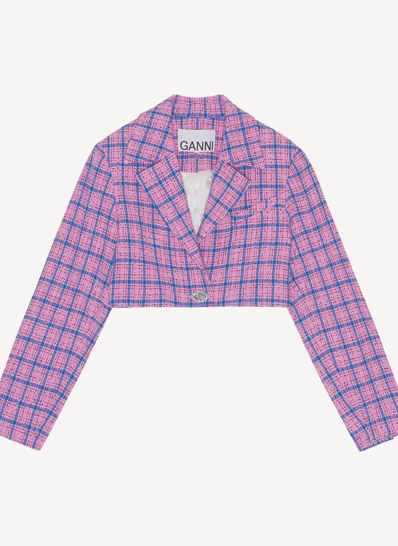 Ganni - Blazer - Pink - Femme