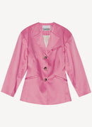 Ganni - Blazer - Pink - Femme