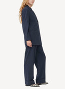 Ganni - Blazer - Dark Blue - Femme