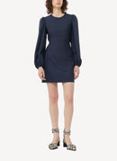 Ganni - Robe - Dark Blue - Femme