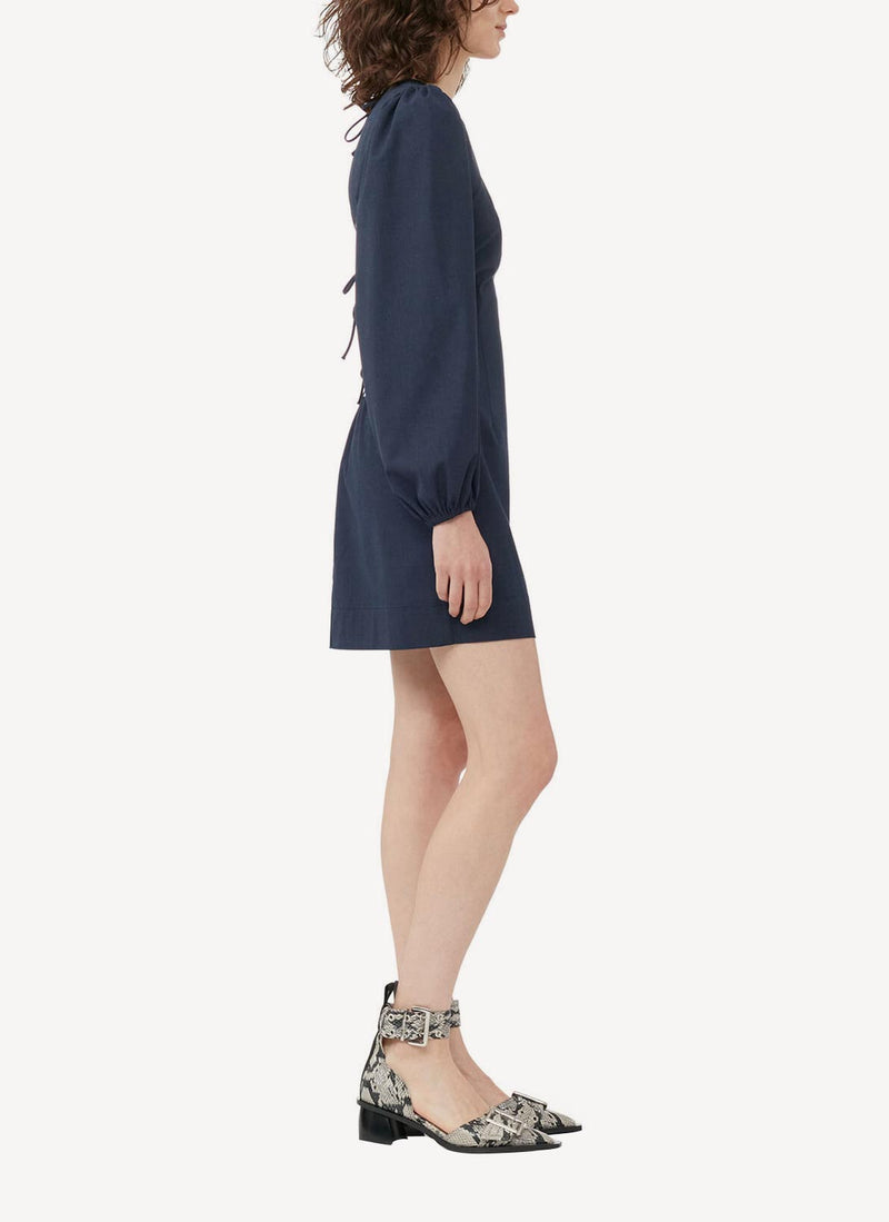 Ganni - Robe - Dark Blue - Femme