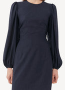 Ganni - Robe - Dark Blue - Femme