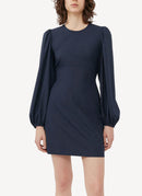 Ganni - Robe - Dark Blue - Femme