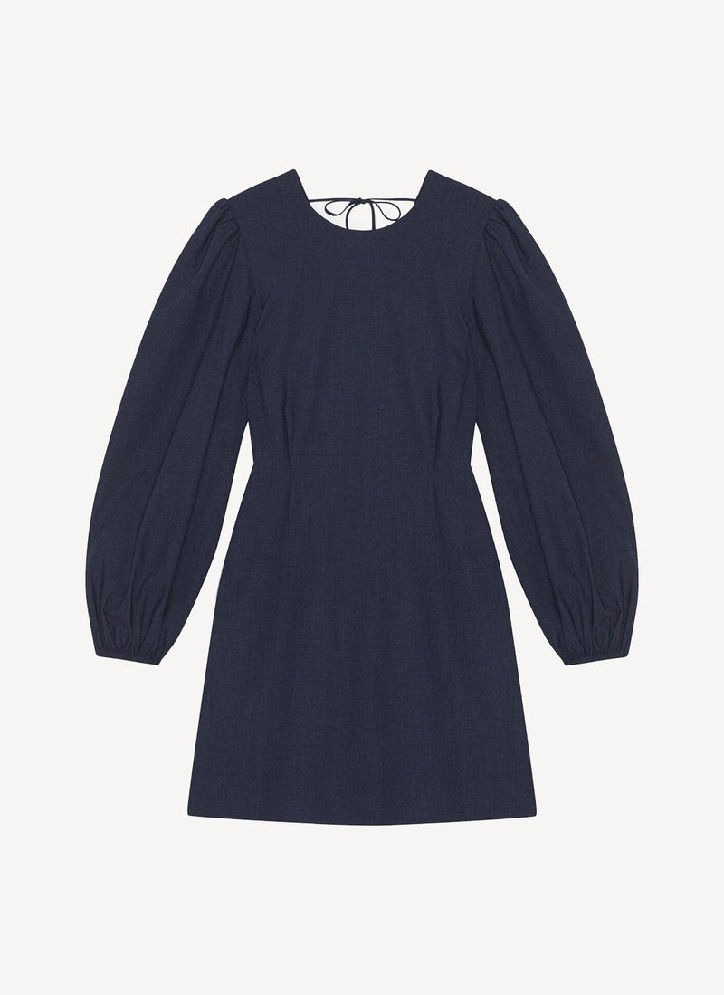 Ganni - Robe - Dark Blue - Femme