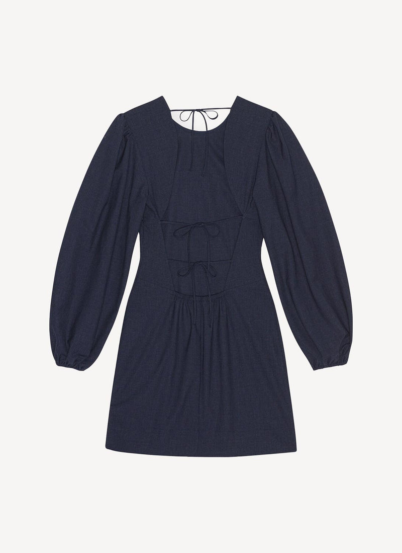 Ganni - Robe - Dark Blue - Femme