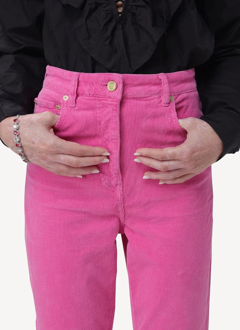 Ganni - Pantalon - Pink - Femme