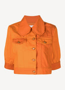 Ganni - Veste - Orange - Femme