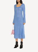 Ganni - Robe - Blue - Femme