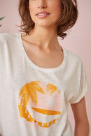 Tee Shirt Ganoumea - Creme