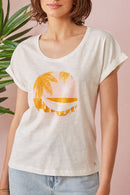 Tee Shirt Ganoumea - Creme