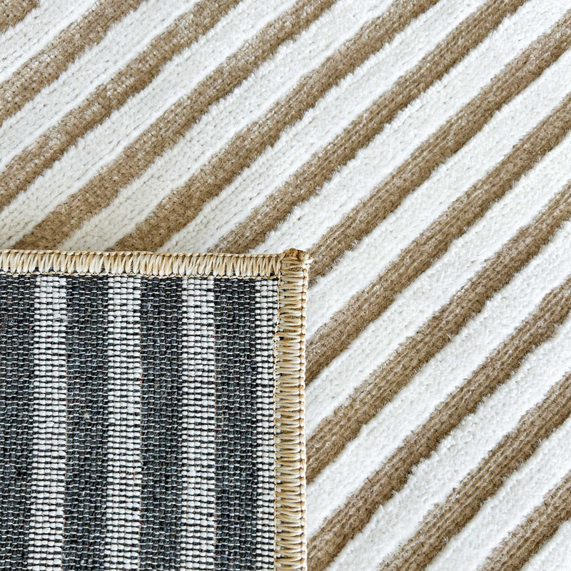 Tapis Garden 1035 - Motif Abstrait - Beige - Intérieur