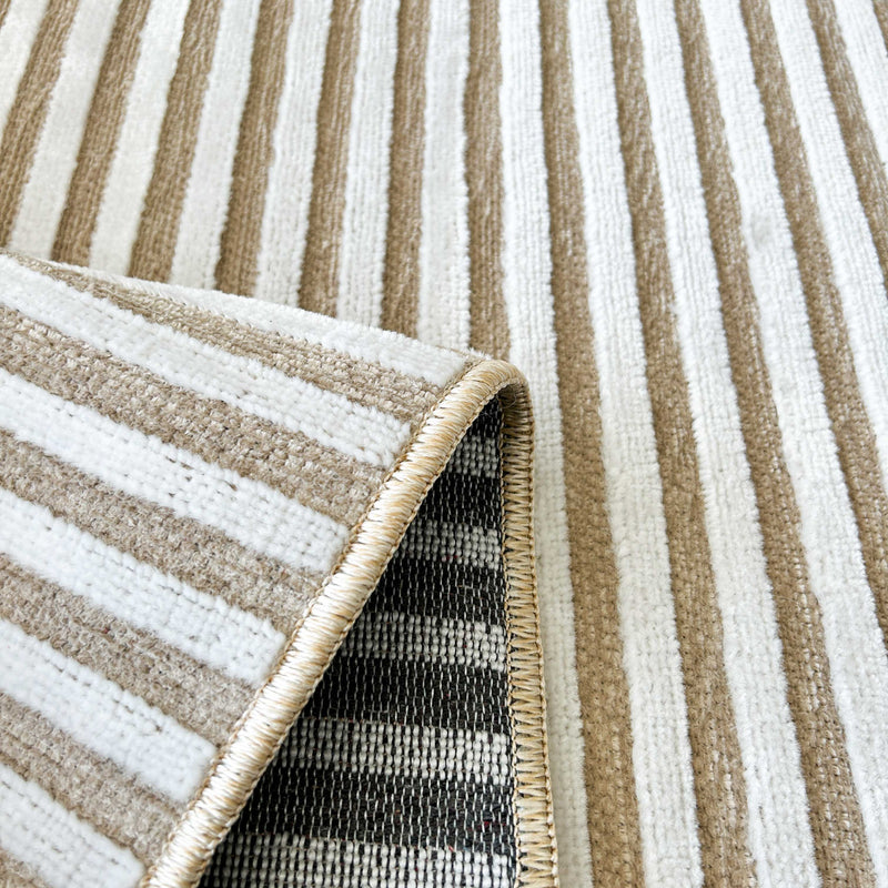 Tapis Garden 1035 - Motif Abstrait - Beige - Intérieur