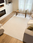 Tapis Garden 1035 - Motif Abstrait - Blanc - Intérieur