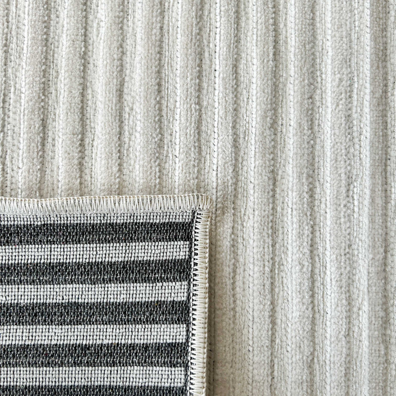 Tapis Garden 1035 - Motif Abstrait - Blanc - Intérieur