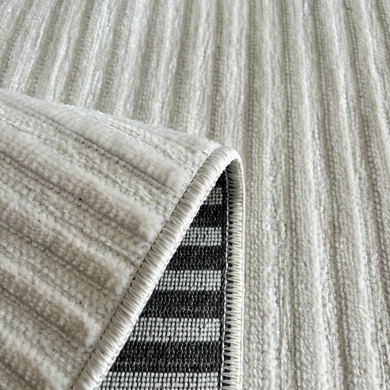 Tapis Garden 1035 - Motif Abstrait - Blanc - Intérieur