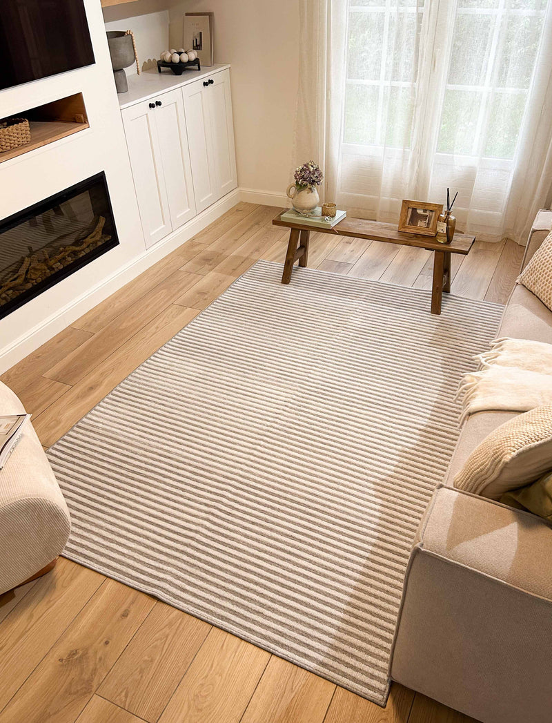 Tapis Garden 1035 - Motif Abstrait - Gris - Intérieur