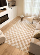 Tapis Garden 1036 - Motif Abstrait - Beige - Intérieur