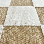 Garden Rug 1036 - Abstract Pattern - Beige - Indoor
