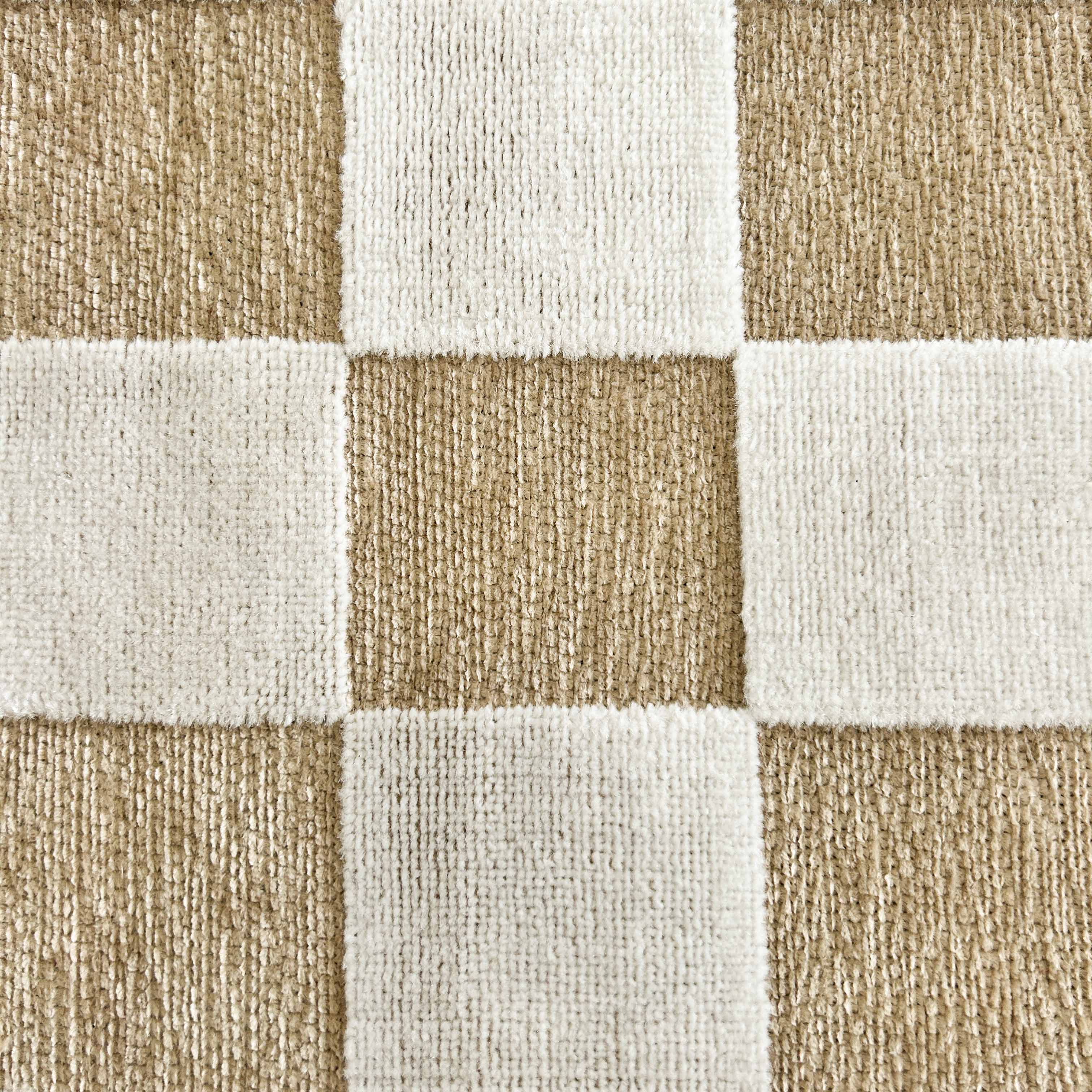Garden Rug 1036 - Abstract Pattern - Beige - Indoor