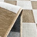 Garden Rug 1036 - Abstract Pattern - Beige - Indoor