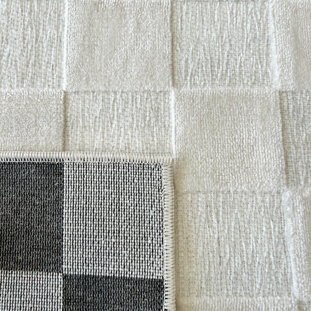 Garden - Tapis D'Intérieur - Polypropylène - Blanc