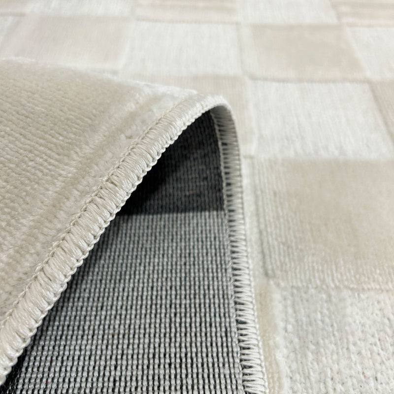 Tapis Garden 1036 - Motif Abstrait - Blanc - Intérieur