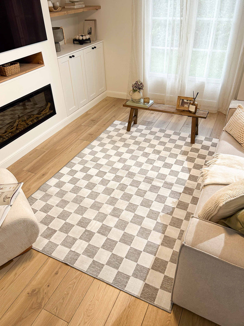 Tapis Garden 1036 - Motif Abstrait - Gris - Intérieur