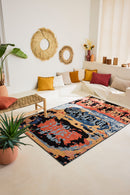 Tapis Garden 1302 - Motif Abstrait - Noir - Intérieur