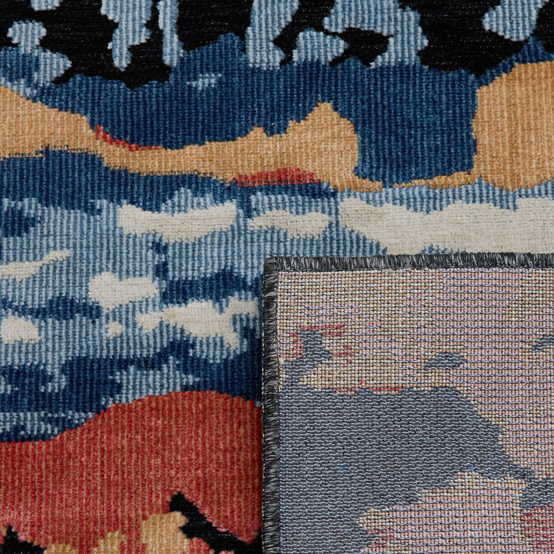 Tapis Garden 1302 - Motif Abstrait - Noir - Intérieur