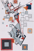 Tapis Garden 1304 - Motif Abstrait - Blanc - Intérieur