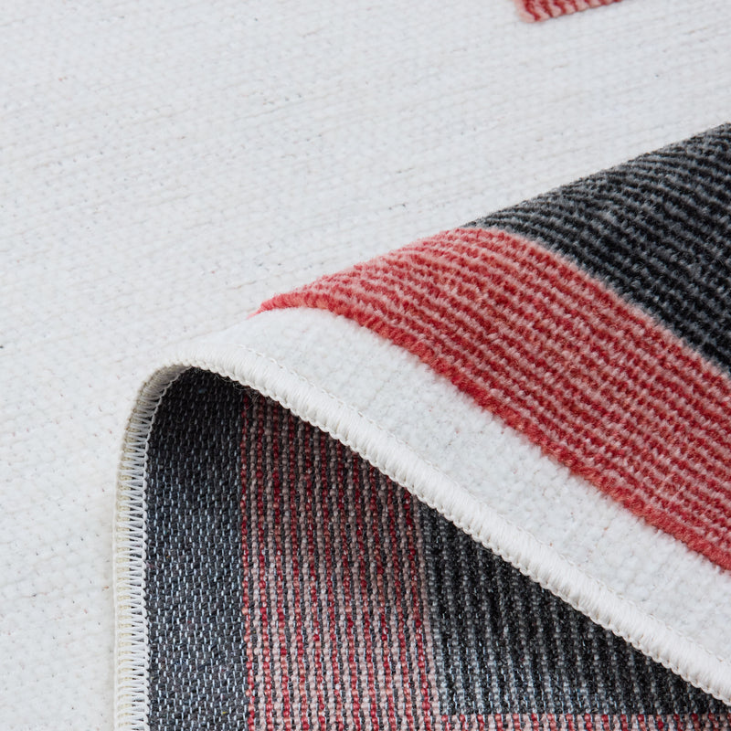 Tapis Garden 1304 - Motif Abstrait - Blanc - Intérieur